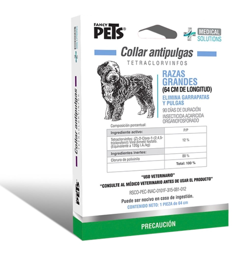 Collar antipulgas para perro