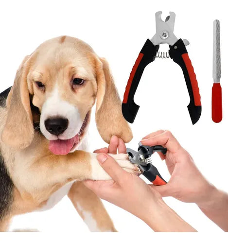 Corta uñas con lima para raza grande