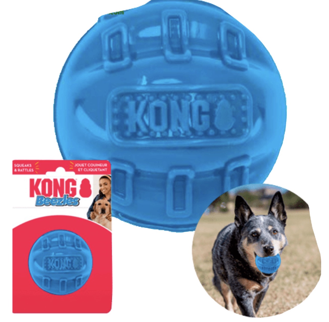 Pelota con sonaja Kong