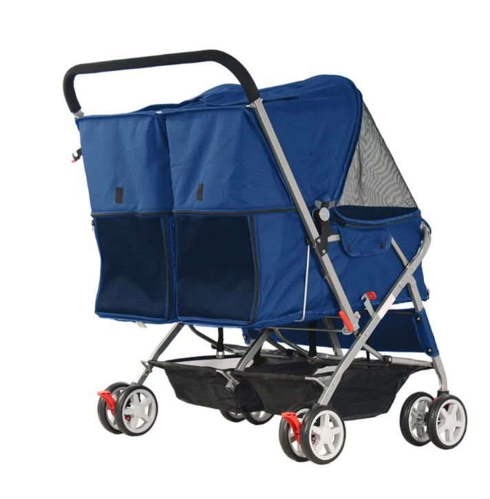 Carriola doble para mascotas