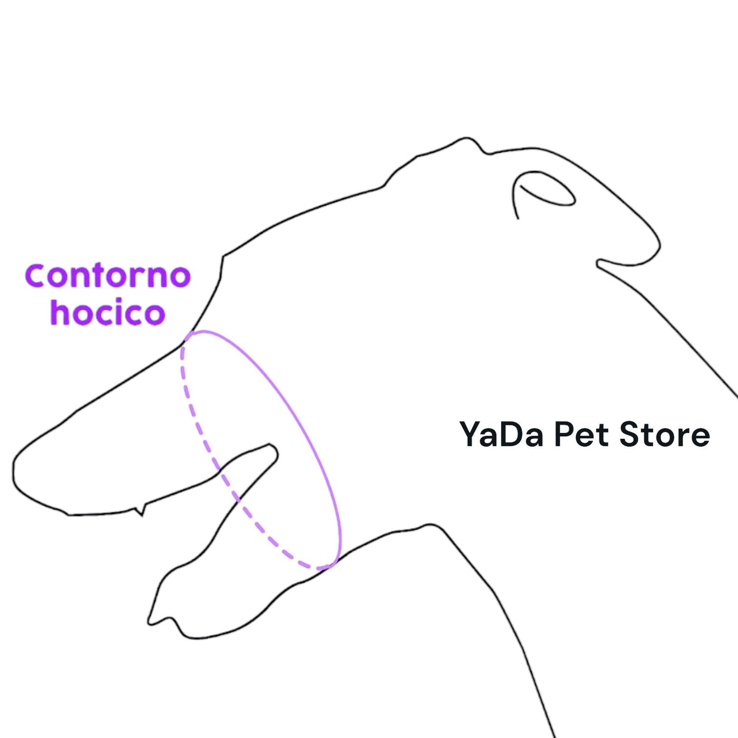 Bozal de de tela resistente explorer