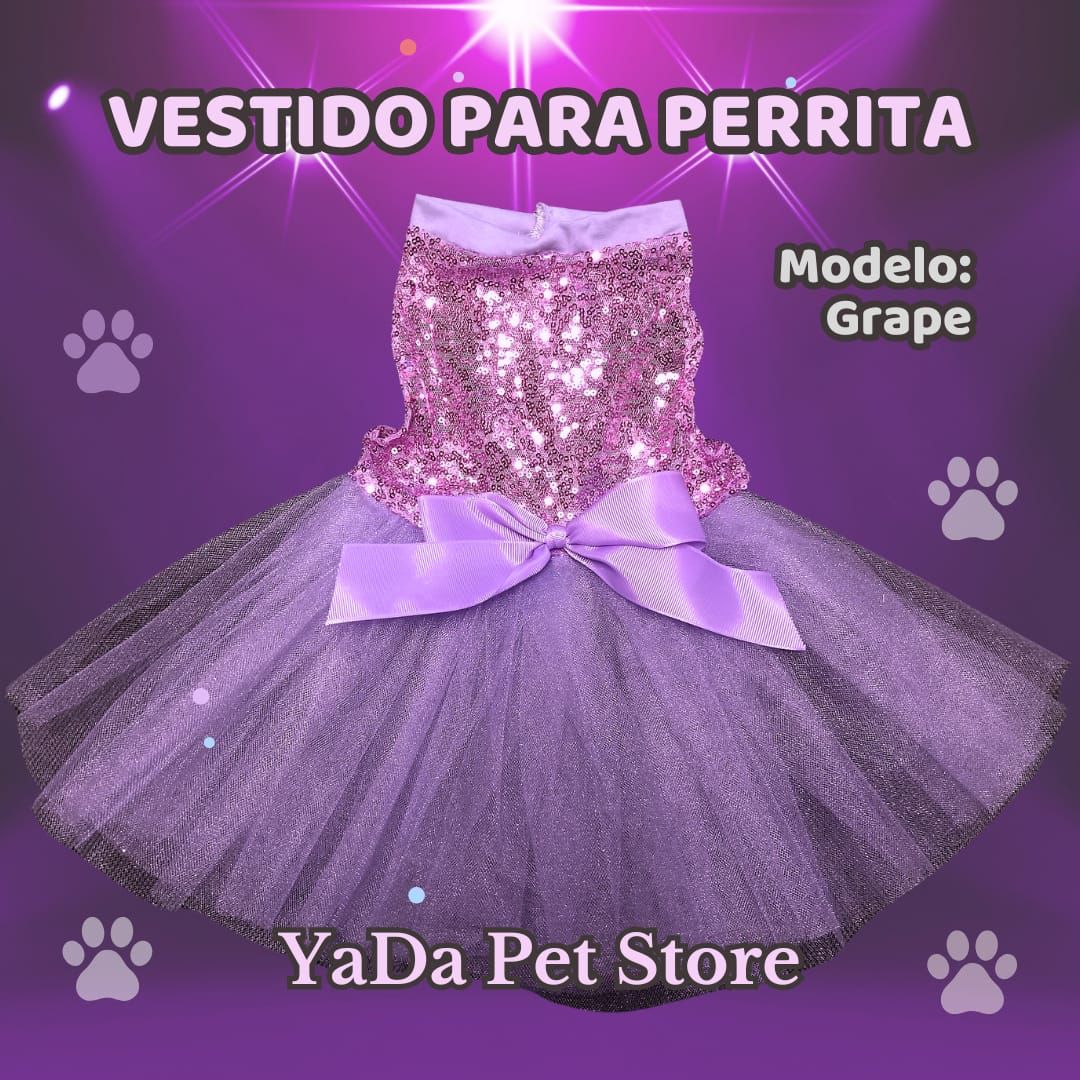Vestido Lila para mascota