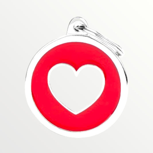 Placa ID grabada estilo charm