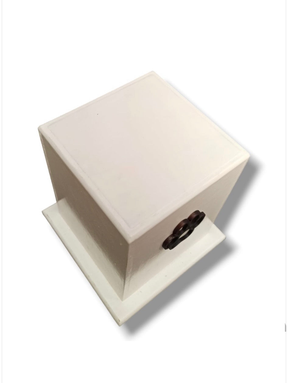 Urna blanca para mascota