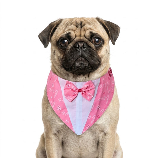 Bandana LOVE rosa