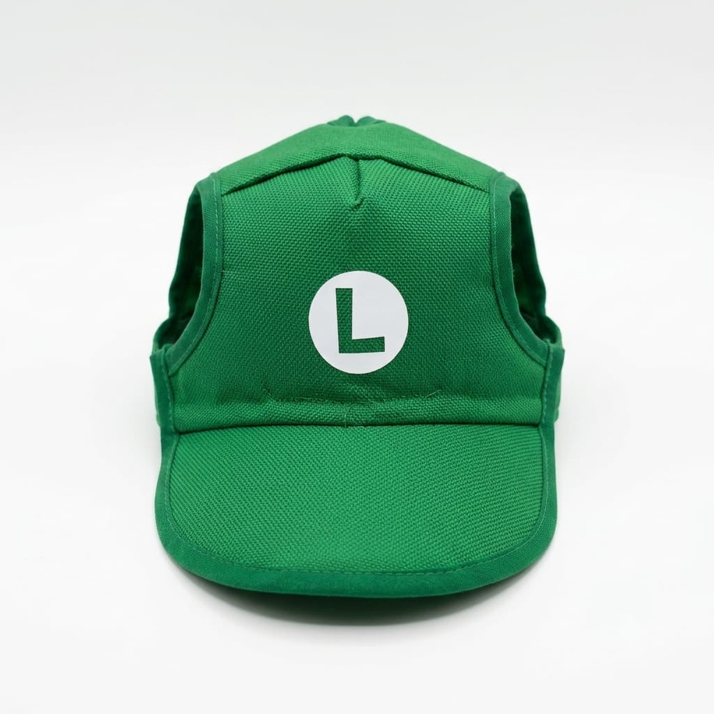 Disfraz de Luigi con gorra