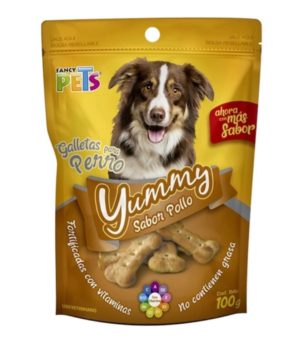 Galletas premios Yummy para perro 100 gr