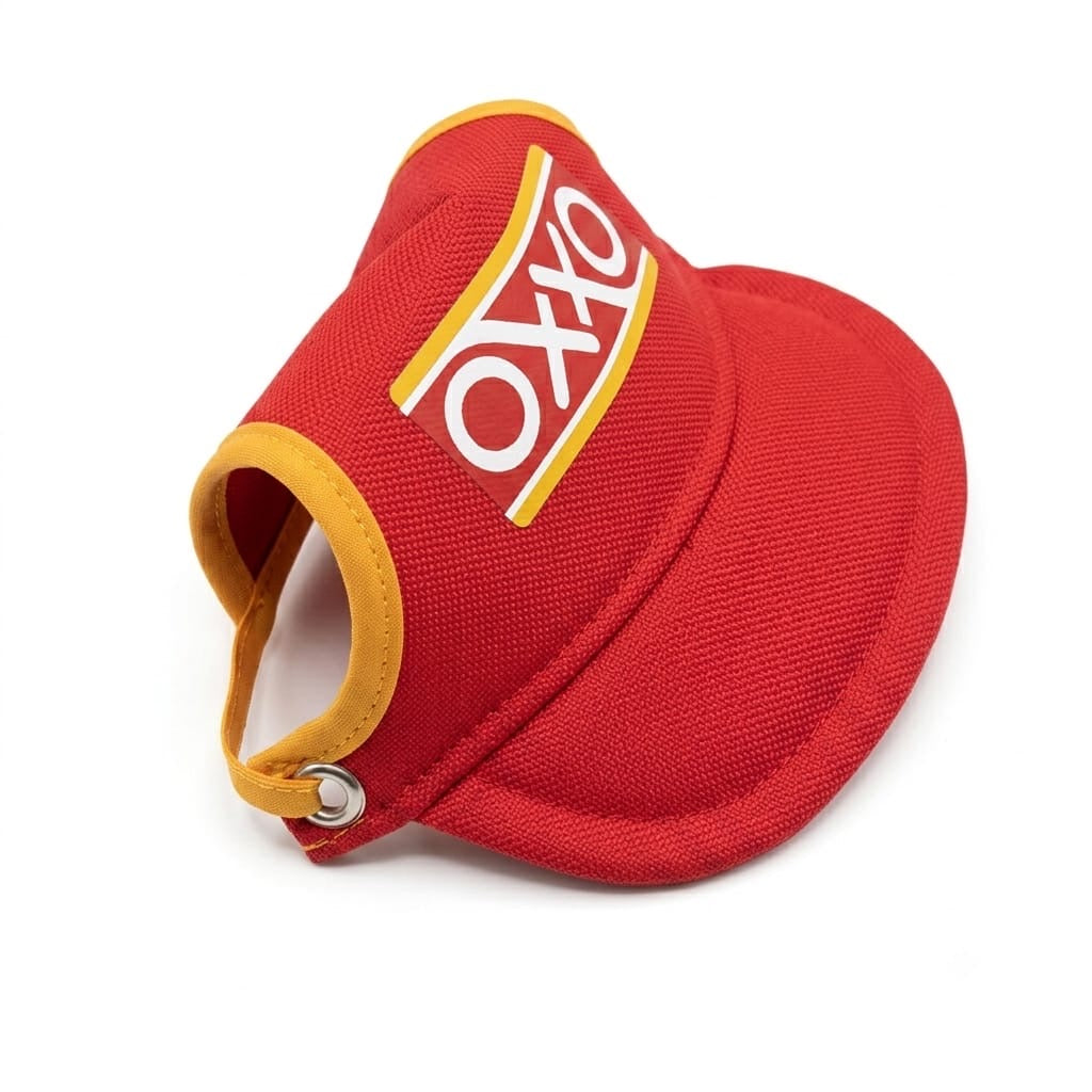 Disfraz de vendedor de Oxxo con gorra