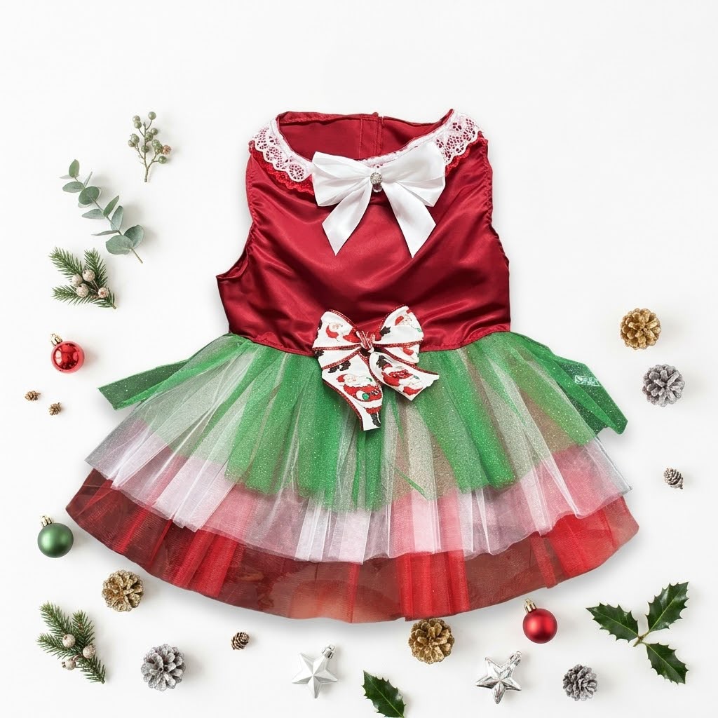 Vestido Navideño Santa Tallas Grandes