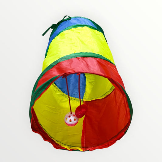 Juguete túnel corto para gato