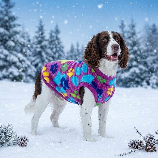 Suéter Polar de Huellas Rosa