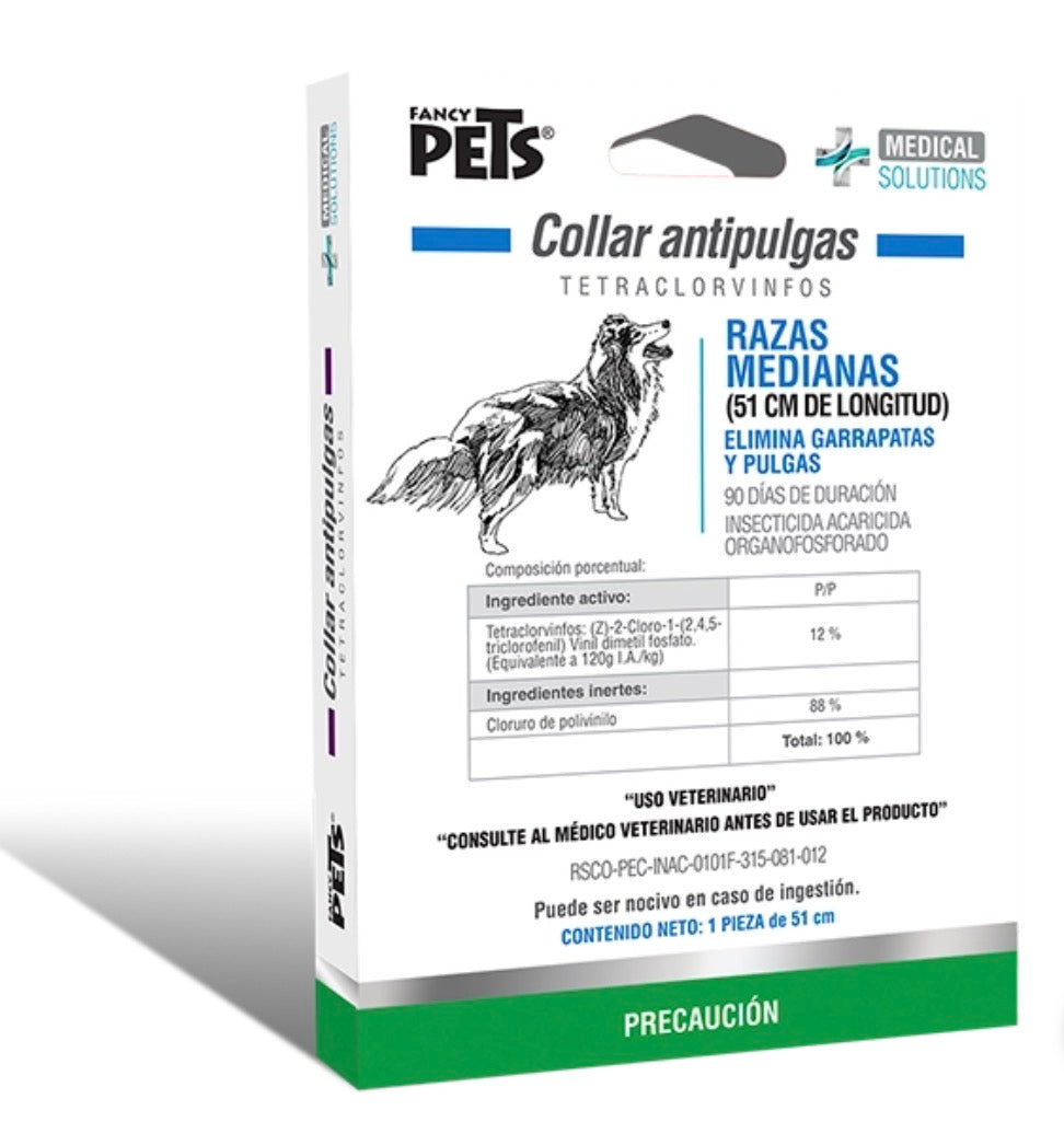 Collar antipulgas para perro
