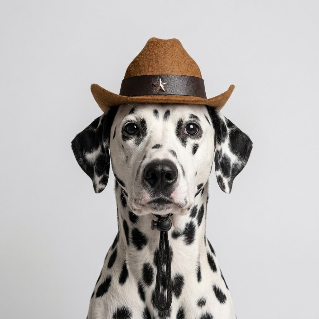 Sombrero vaquero para mascota mediano