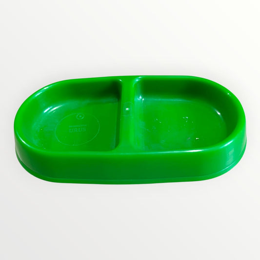 Plato doble de plástico chico