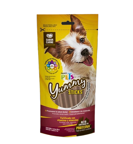 Premio para perro sticks sabor carne 60gr