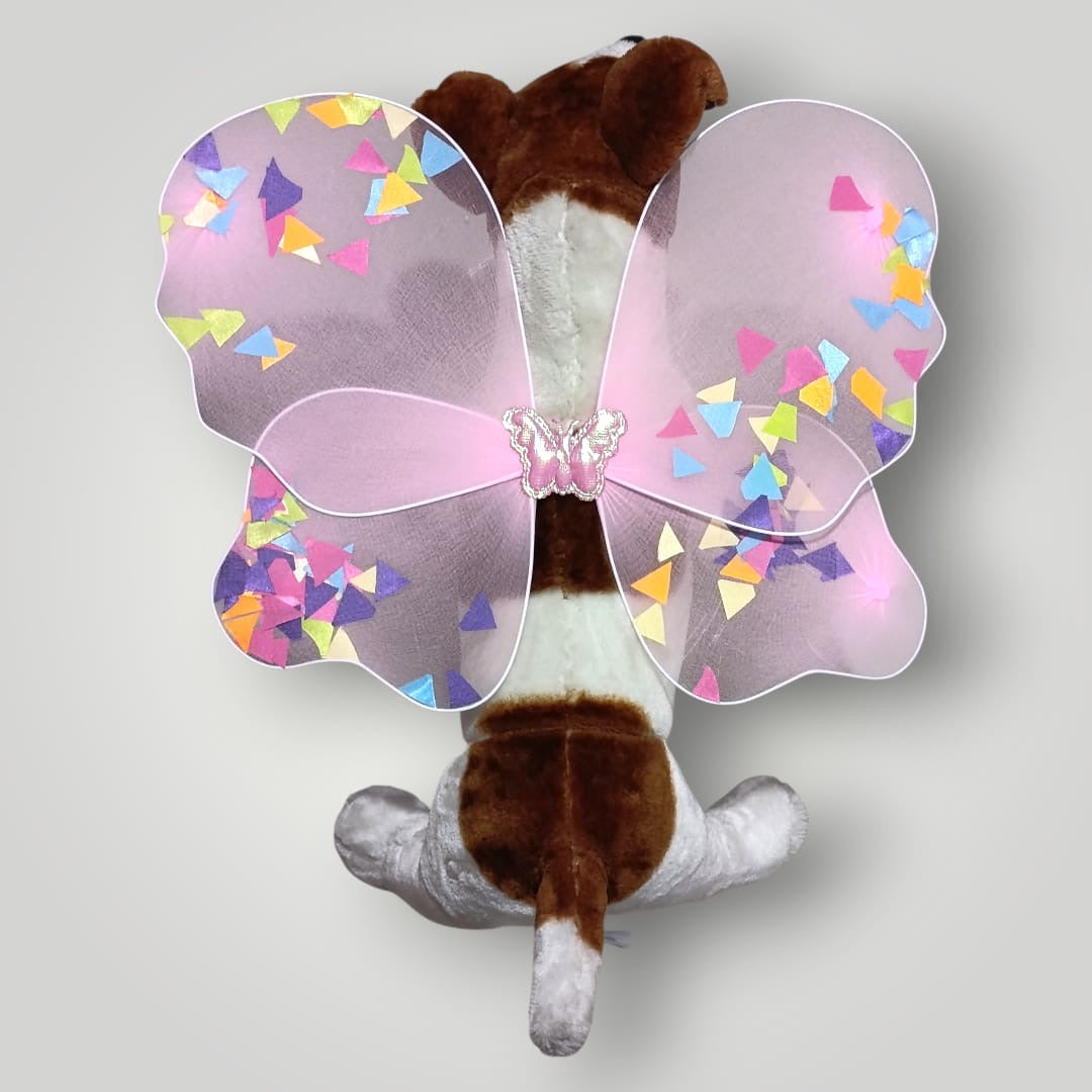 Alas de mariposa para perro