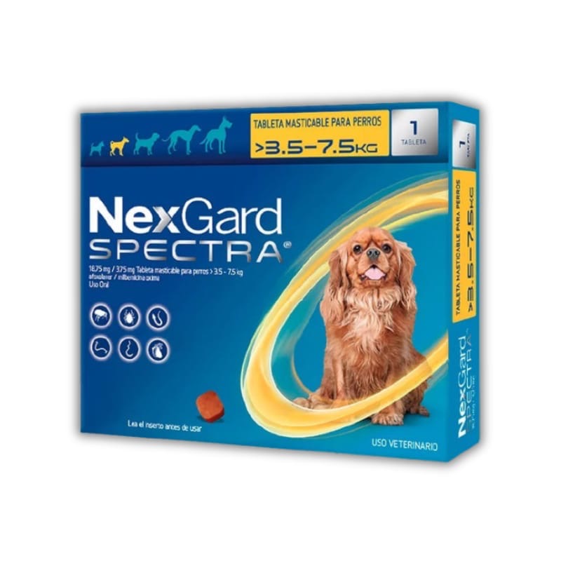 Pastilla antipulgas y garrapatas NexGard para perro