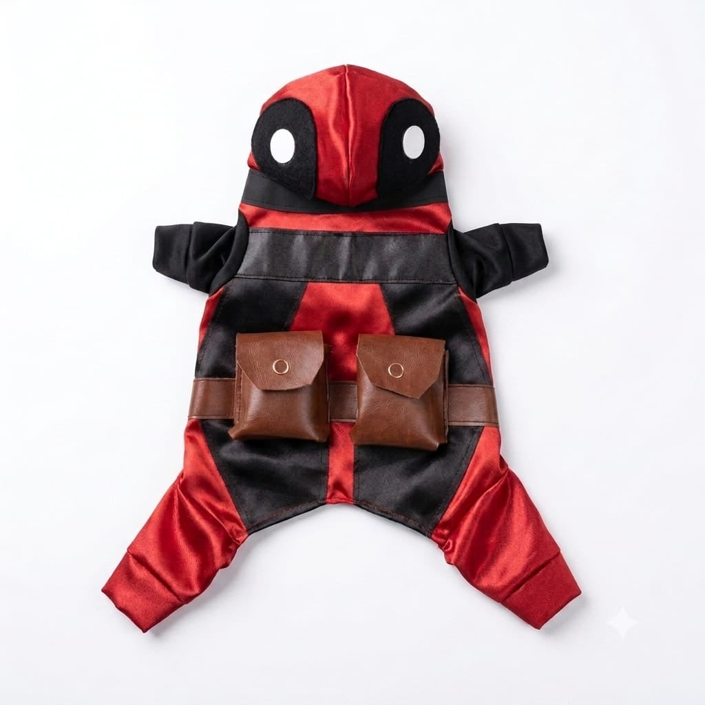 Disfraz de Deadpool con máscara