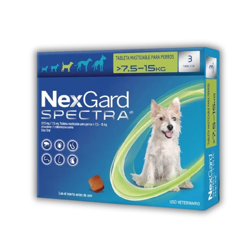 Pastilla antipulgas y garrapatas NexGard para perro