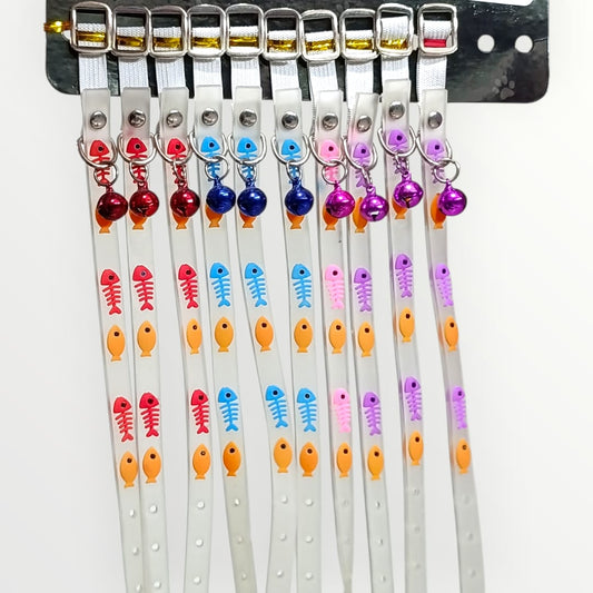 Collar transparente para gato