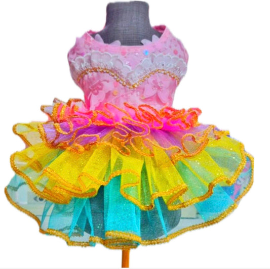 Vestido algodón de azúcar