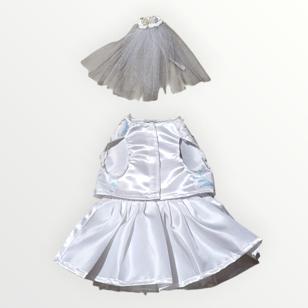 Vestido de novia para mascota