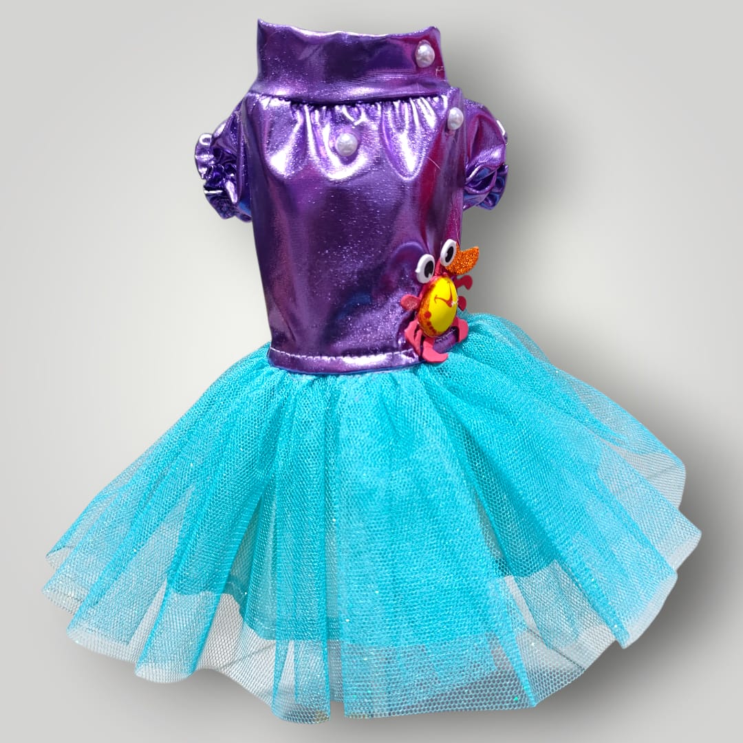 Vestido alusivo a la sirenita