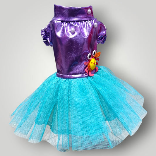 Vestido alusivo a la sirenita