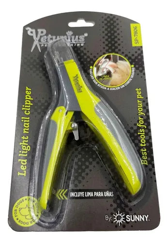 Cortauñas con luz led para perro