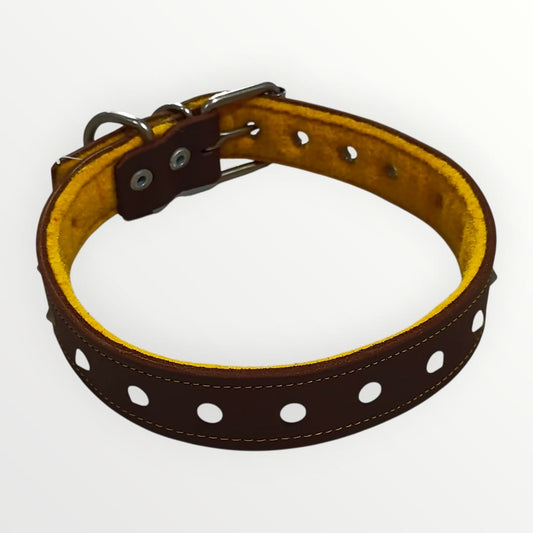Collar extra grande de cuero