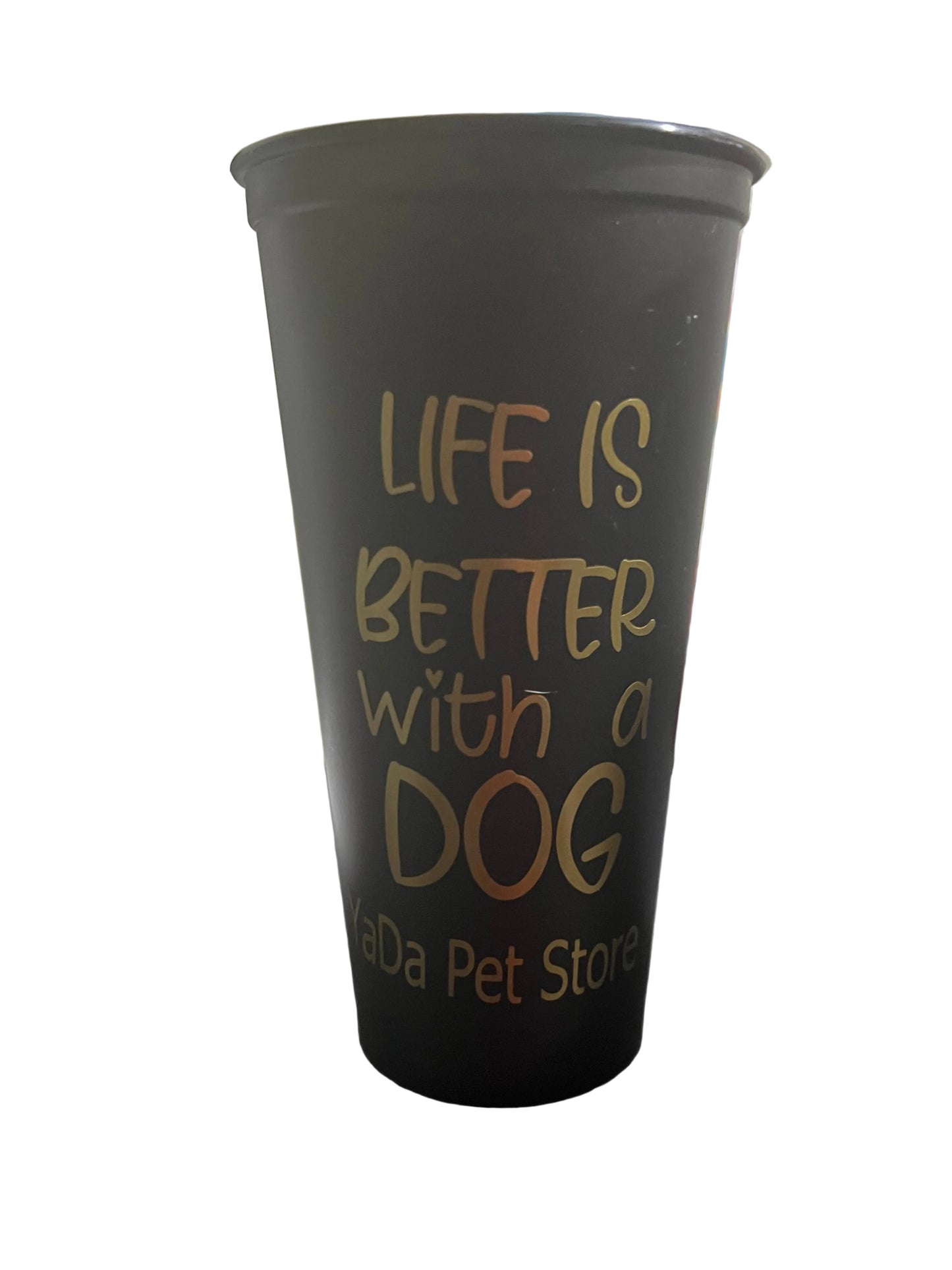 Vaso mom y dad dog-cat