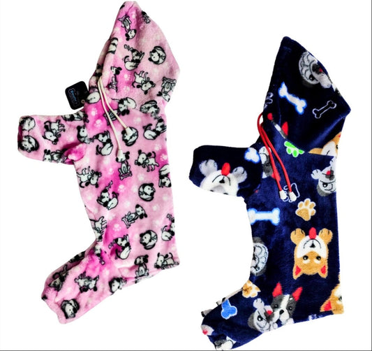 Pijama polar con gorro