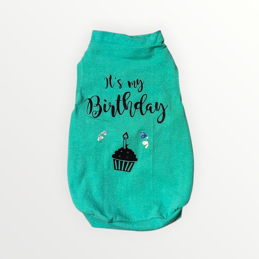 Playera cumpleaños para mascota