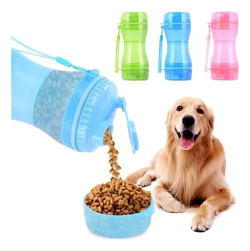 Contenedor doble agua y alimento