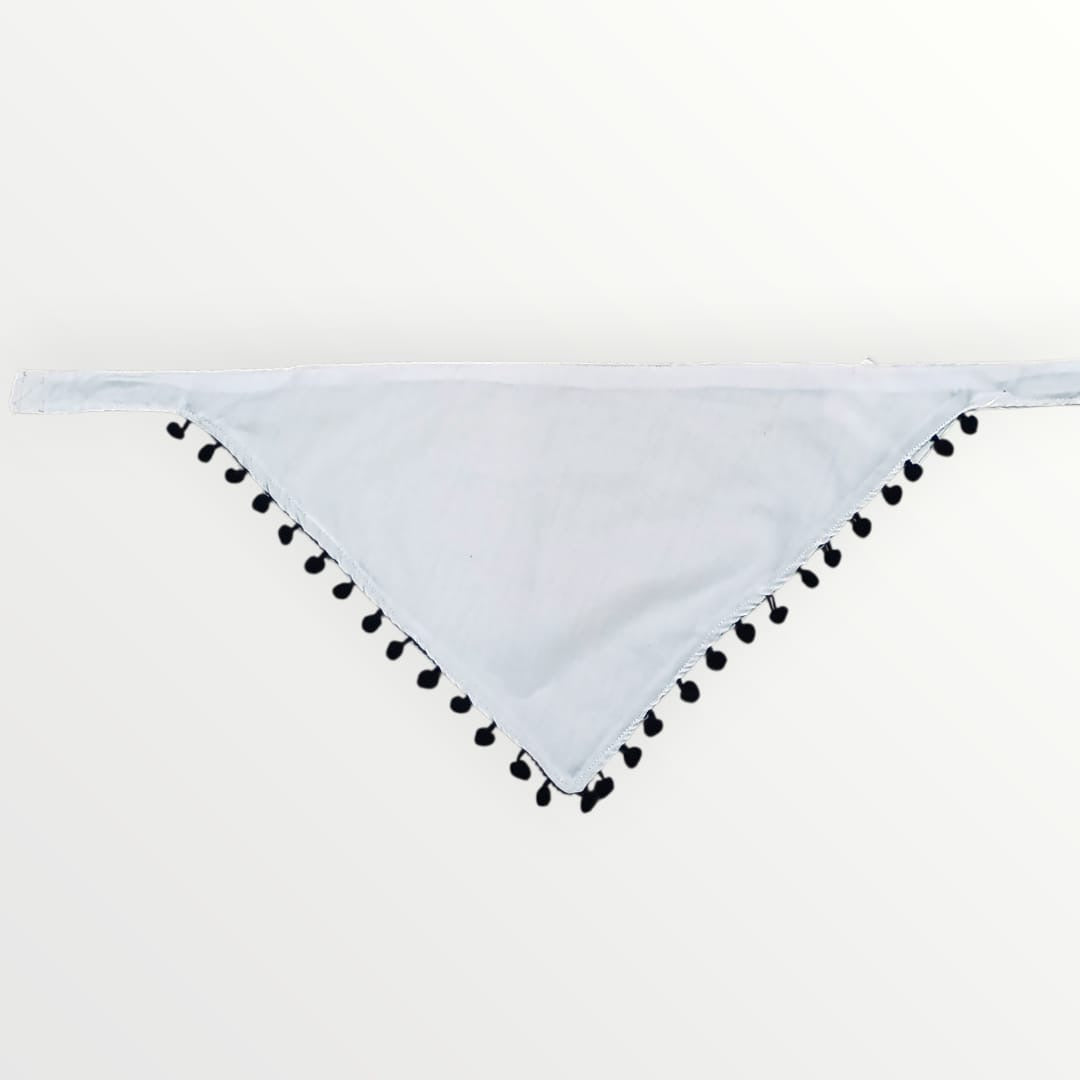 Bandana con motitas lisa