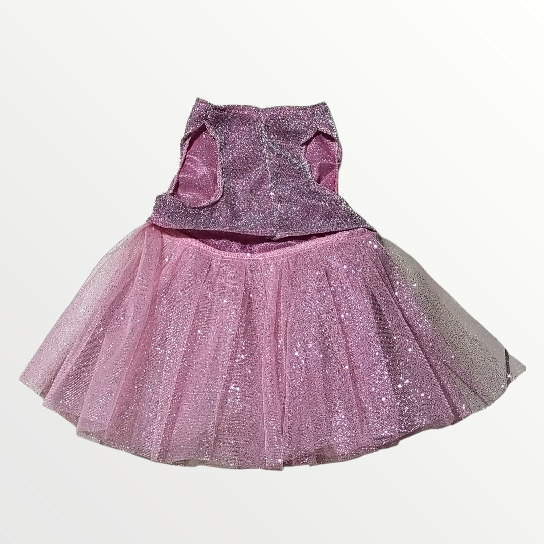 Vestido palo de rosa glitter