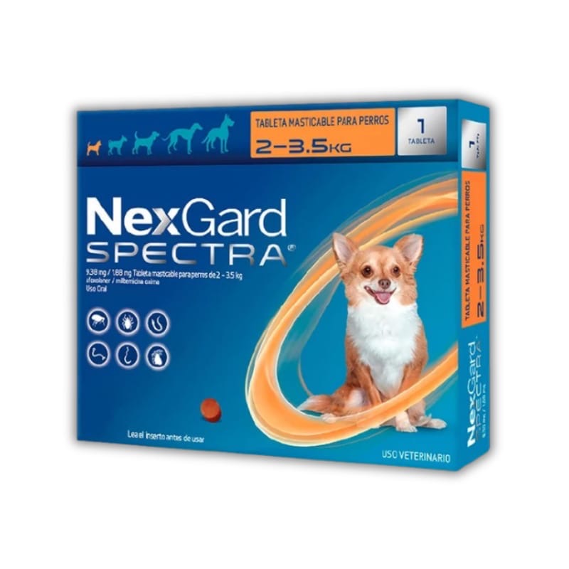 Pastilla antipulgas y garrapatas NexGard para perro