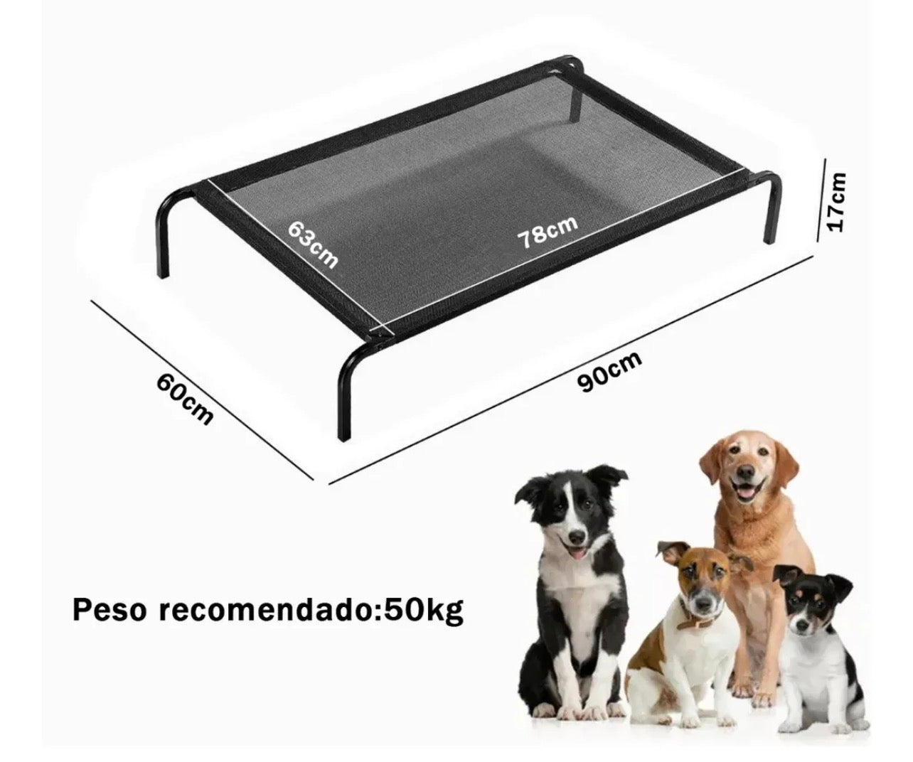 Cama Elevada para Perro