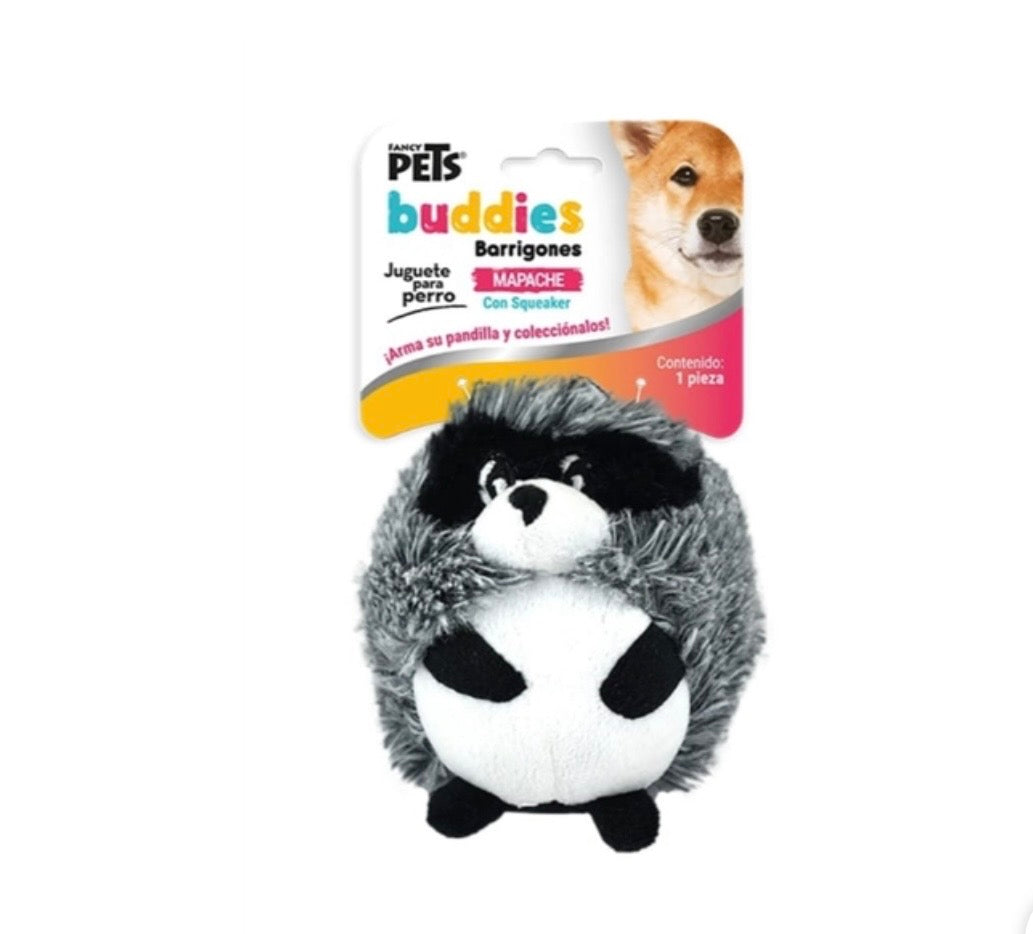 Juguete peluche mapache