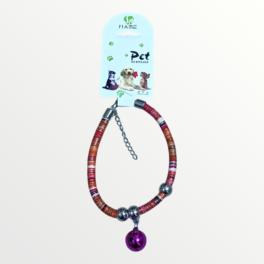 Collar con cascabel para mascota