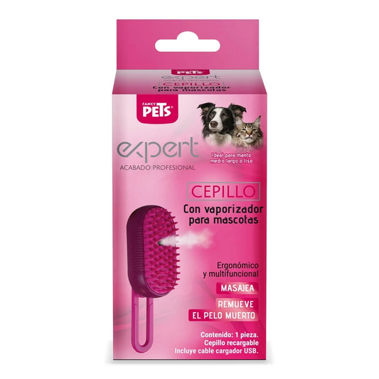 Cepillo de vapor para perro y gato