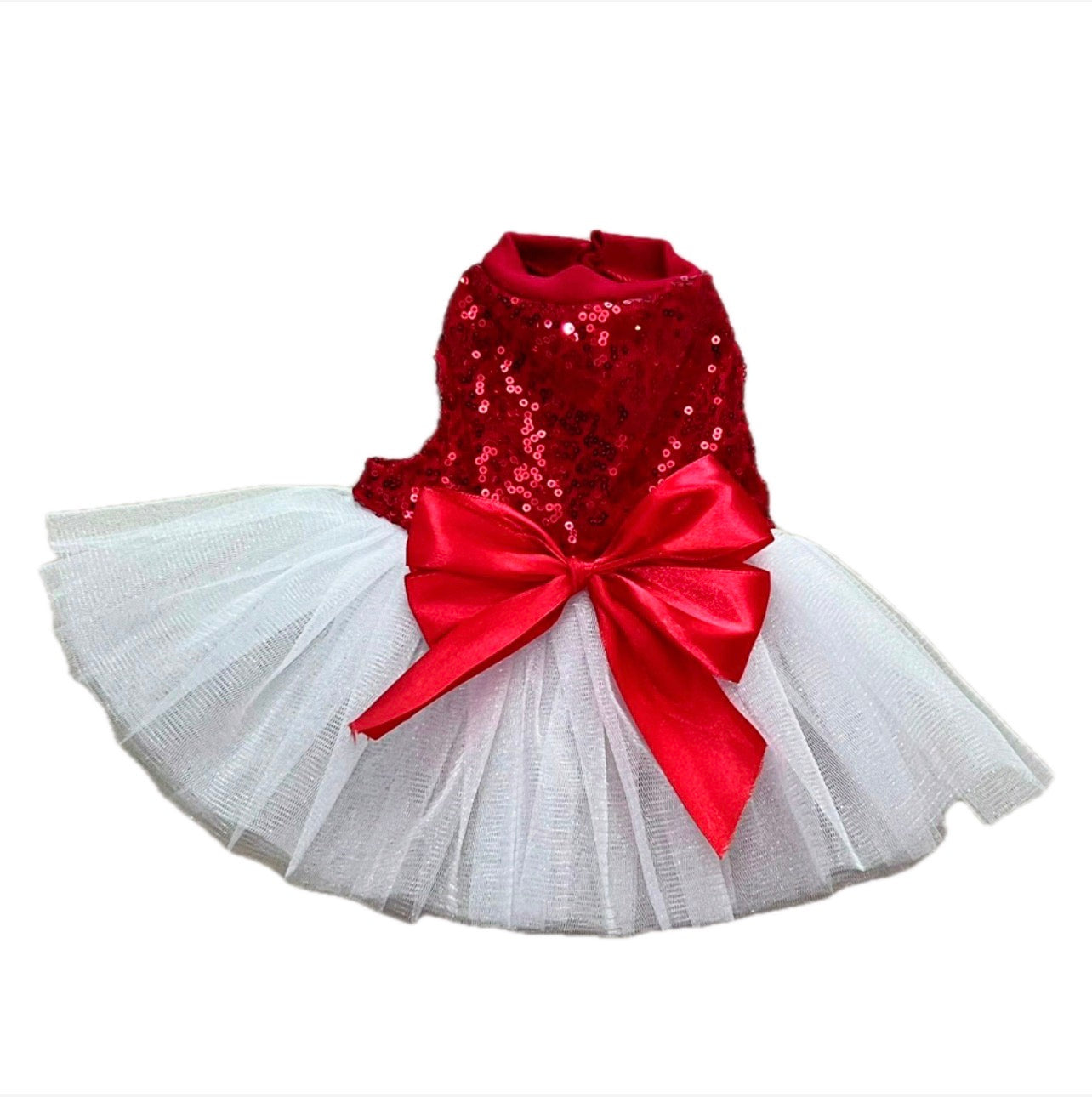 Vestido rojo de lentejuelas tallas extras