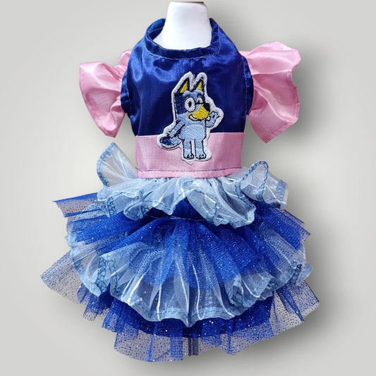 Vestido olanes Bluey