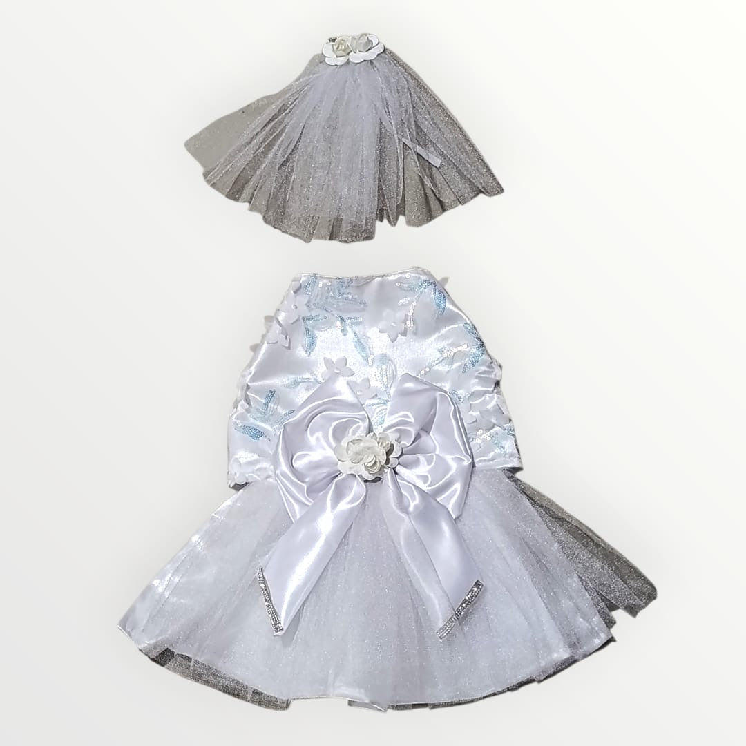 Vestido de novia para mascota
