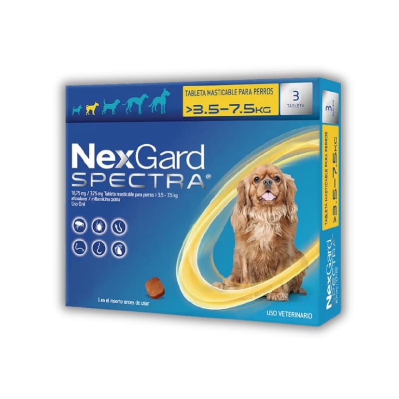 Pastilla antipulgas y garrapatas NexGard para perro