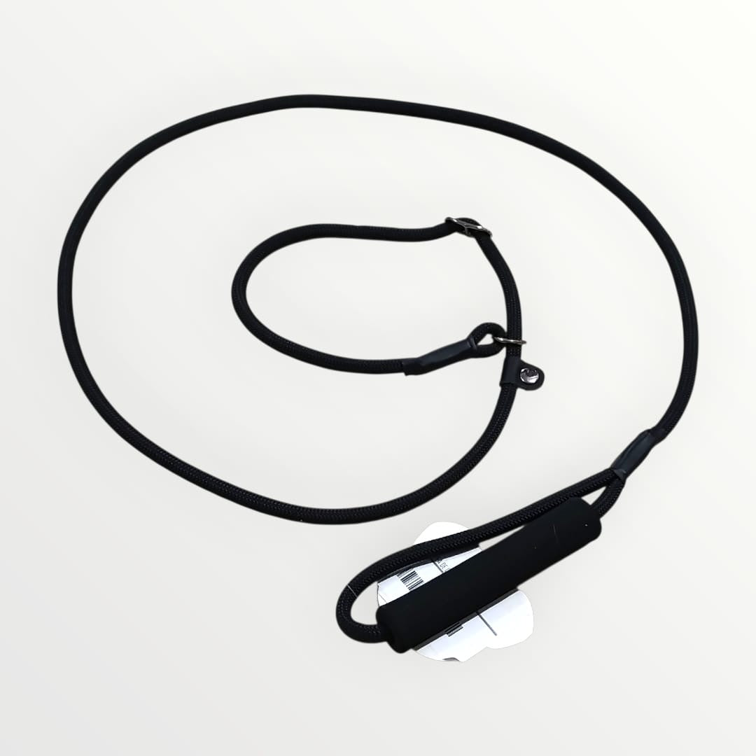 Correa y collar de castigo delgada