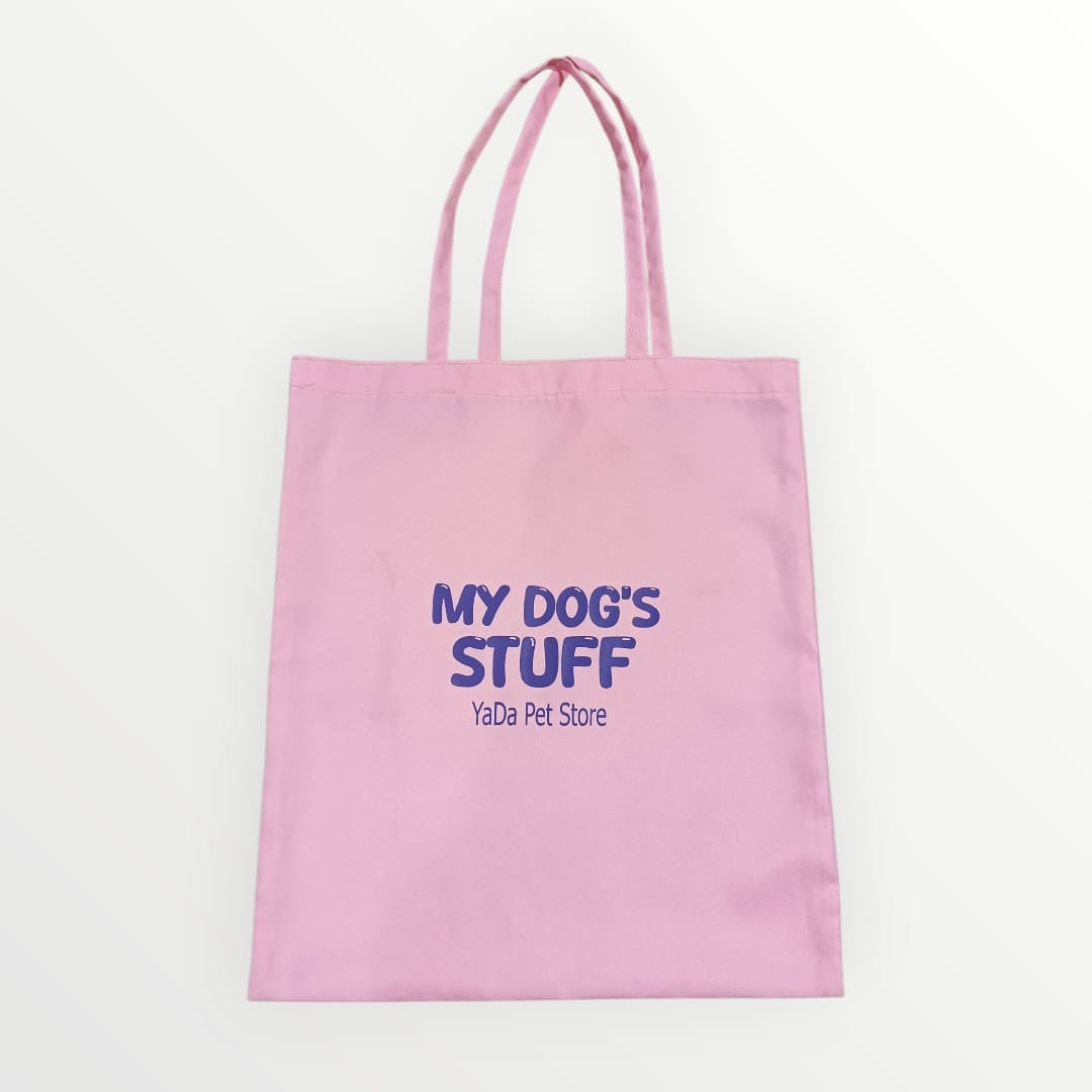 Tote bag Dog Mom rosa