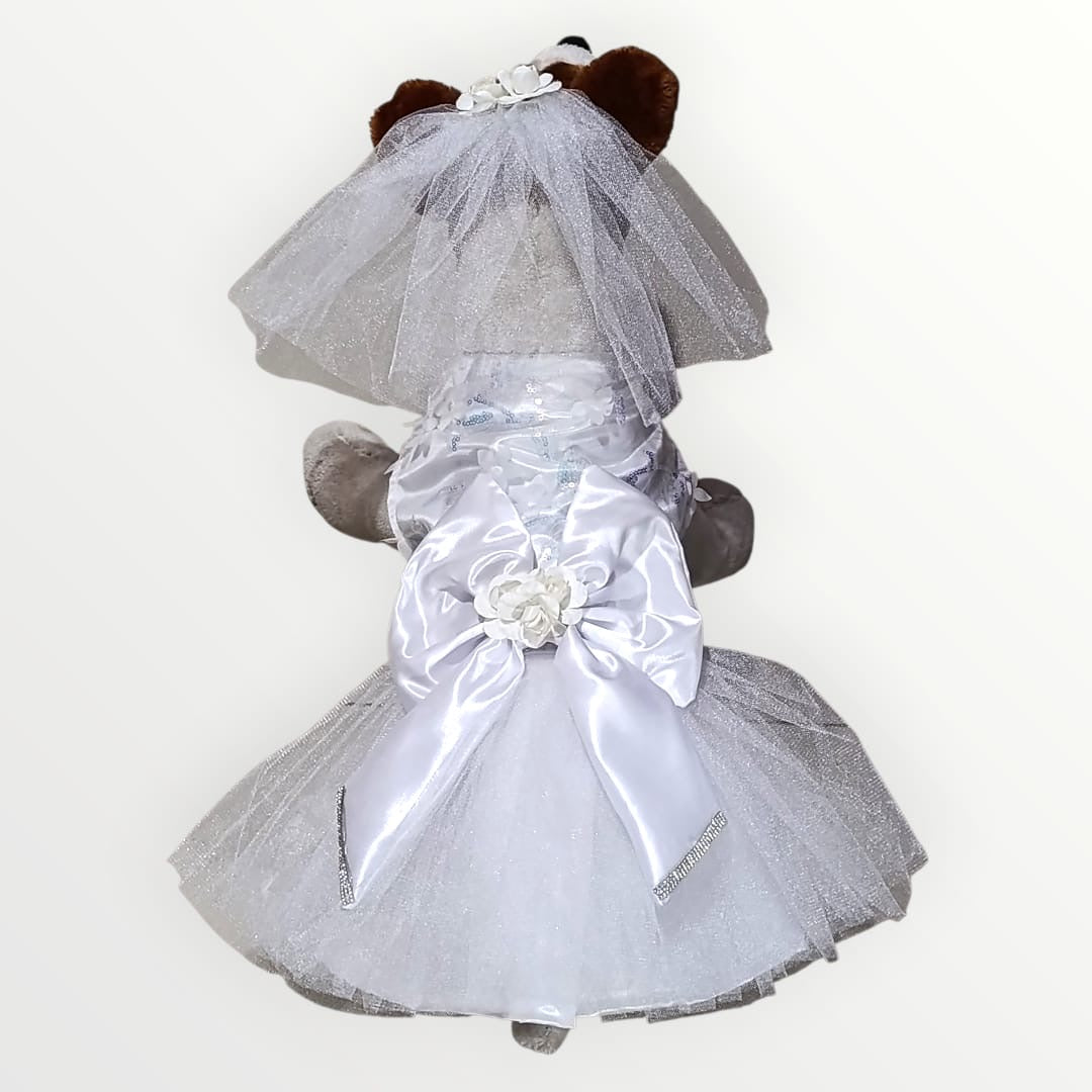 Vestido de novia para mascota