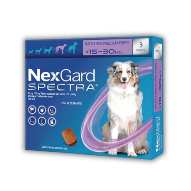 Pastilla antipulgas y garrapatas NexGard para perro
