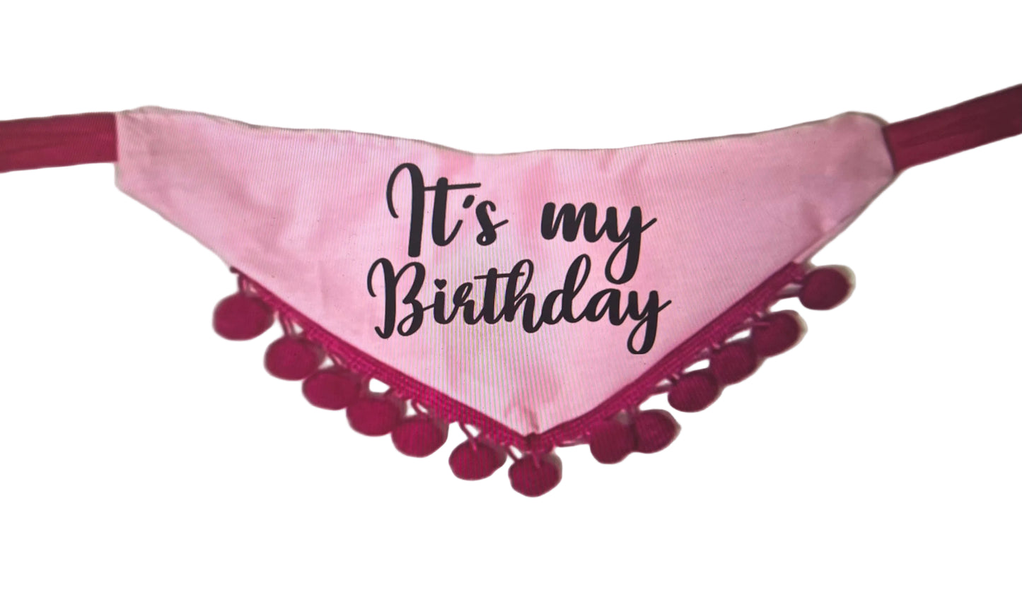 Kit de cumpleaños bandana y gorro